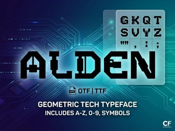 Alden: A Display Font That Demands Attention