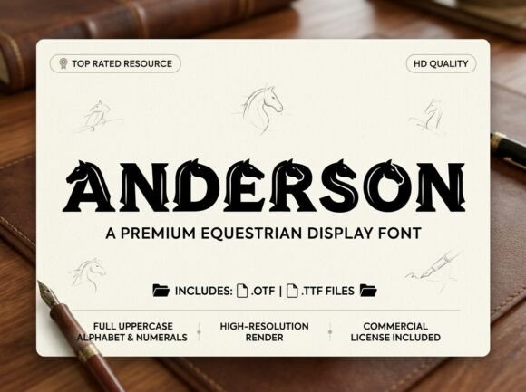 Anderson: A Typeface That Commands Attention