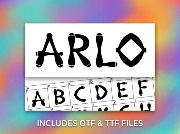 Arlo: A Decorative Display Font That Demands Attention
