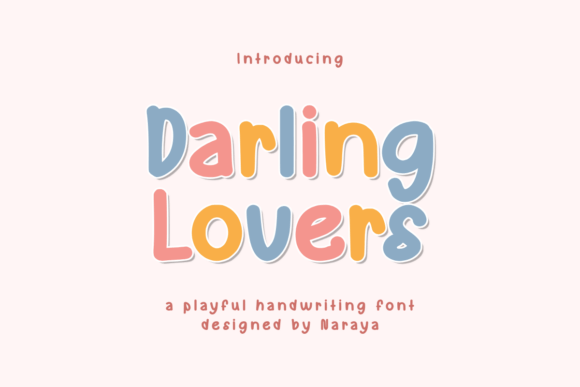 Darling Lovers: A Playful Font for Bold Creative Projects