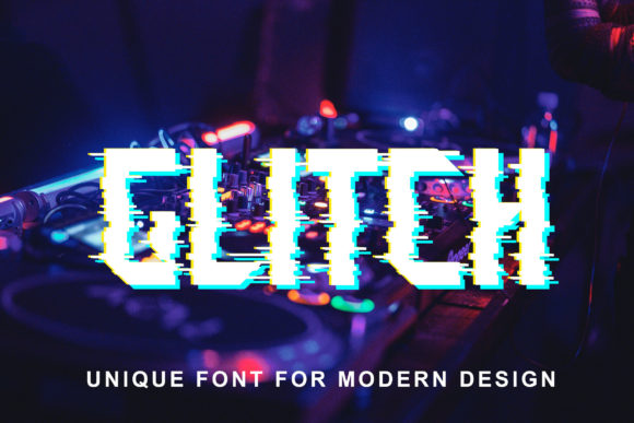 Glitch: The Bold Display Font for Modern Brands