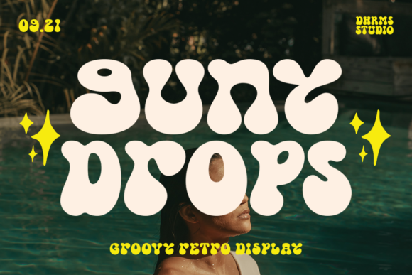 Gunydrops: A Playful Font for Creative Projects