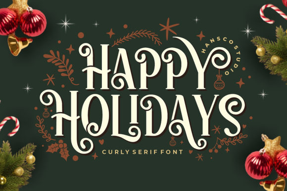 Happy Holidays Font: Adding a Whimsical Touch to Your Designs