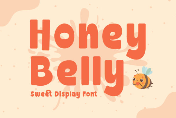 Honey Belly: The Bold Display Font That Makes Ideas Pop