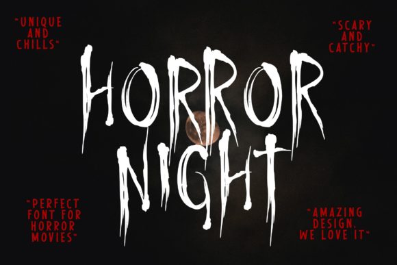 Horror Night: Unlocking the Potential of This Creepy Display Font