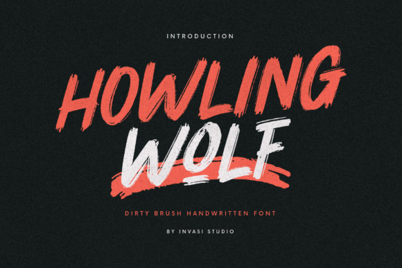 Howling Wolf: A Bold Display Font for Impactful Design