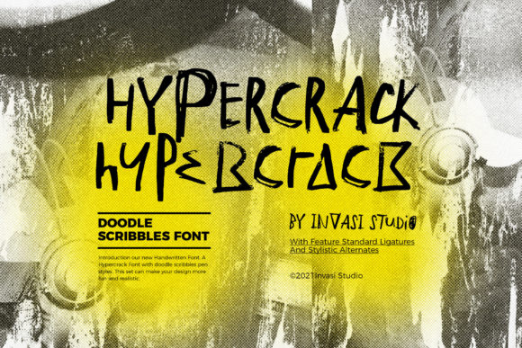 Hypercrack: The Bold Display Font for Impactful Design