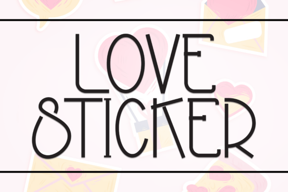 Love Sticker: The Handwritten Font That Brings Instant Warmth