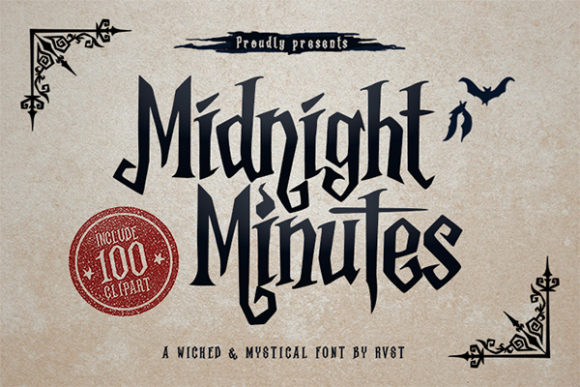 Midnight Minutes: A Font with Mystical Allure