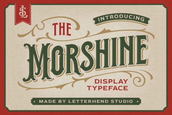 Morshine: Bold Retro Typography for Strong Brand Identity