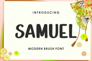 Samuel Font: A Modern Display Typeface for Sweet & Casual Branding
