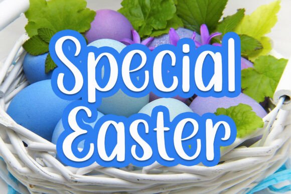 Special Easter: A Bouncy Display Font for Festive Projects