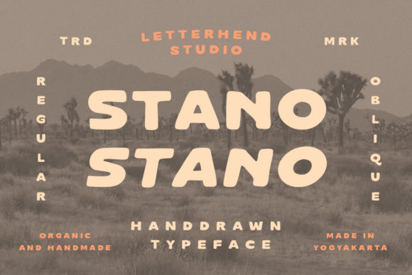 Stano: The Bold Vintage Display Font for Impactful Design