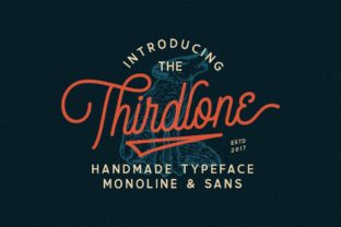 Thirdlone Family: A Playful Display Font for Modern Brands