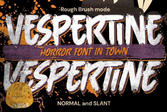 Vespertine: The Brushed Display Font for Bold Creations